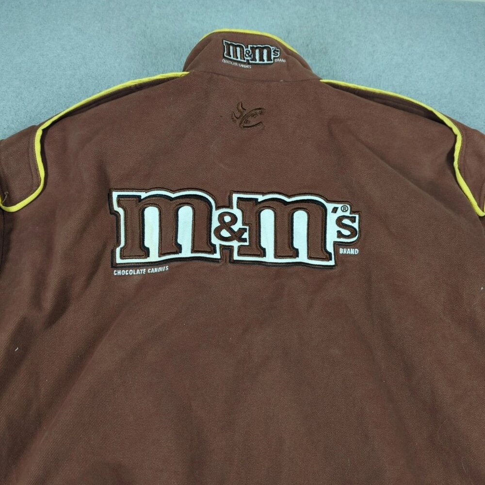 Chase Authentics Drivers Line Nascar Jacket Mens XL Brown M&M - Picture 7 of 11